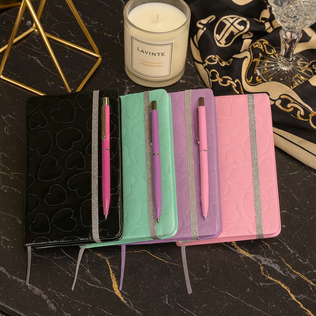 Kit Caderno De Notas + Caneta Lembrancinha - Anotação