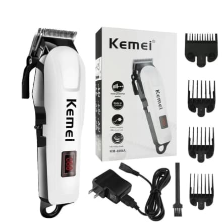 Máquina De Corte De Cabelo Kemei Km 809A