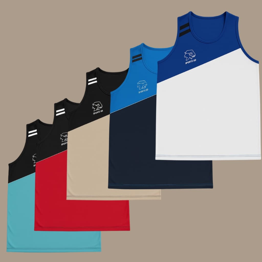 KIT 5 REGATA MASCULINA ESPORTIVA POLIESTER PARA ACADEMIA