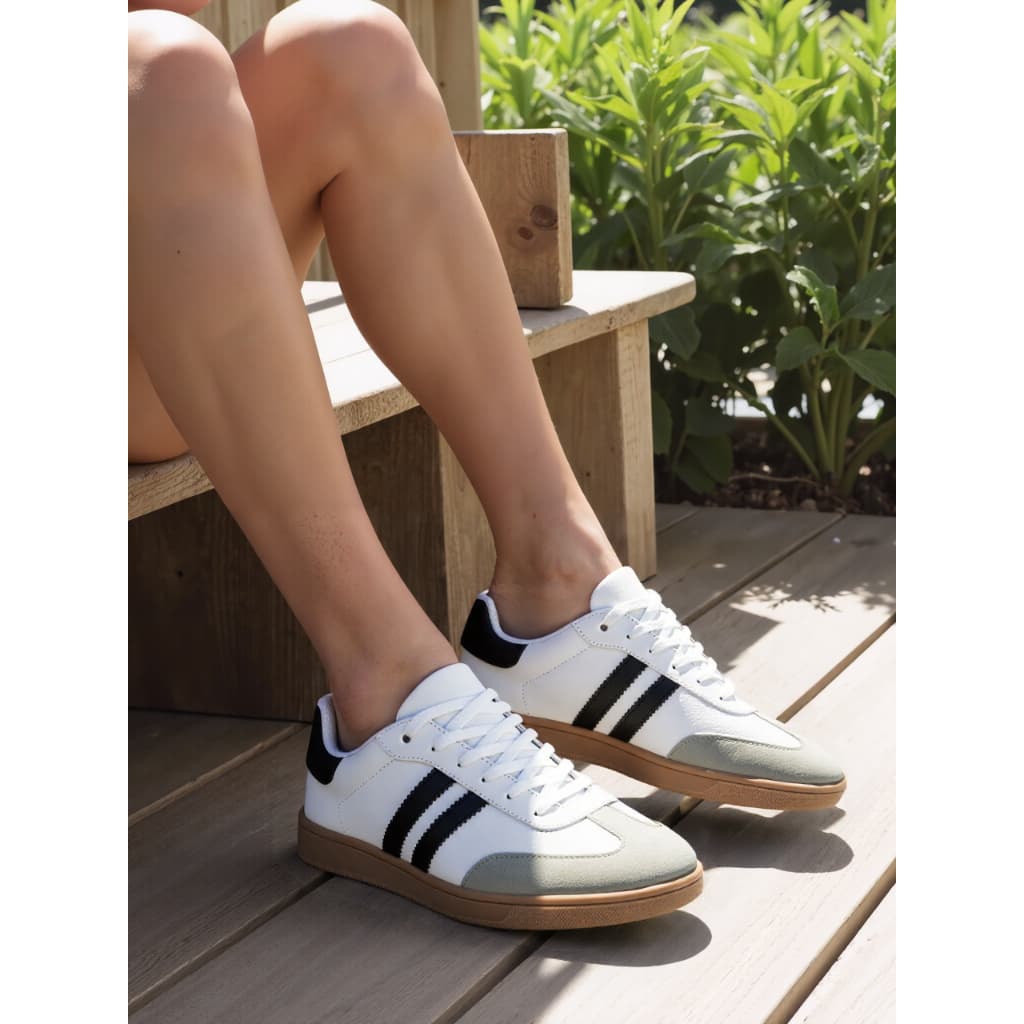 Tênis Feminino Samba Blogueira Casual Confortável Estiloso Dia A Dia