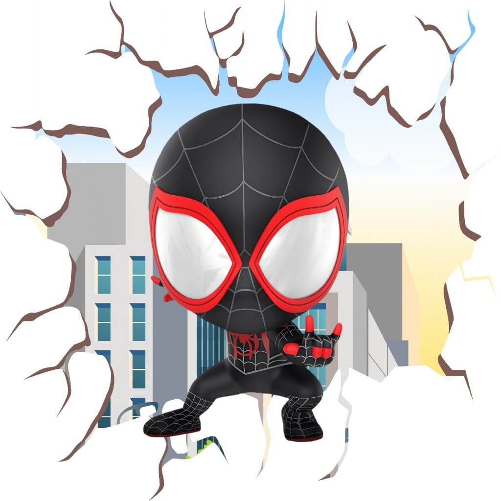 Papel de parede MIRANHA BLACK - Marvel 85 x 85 CM