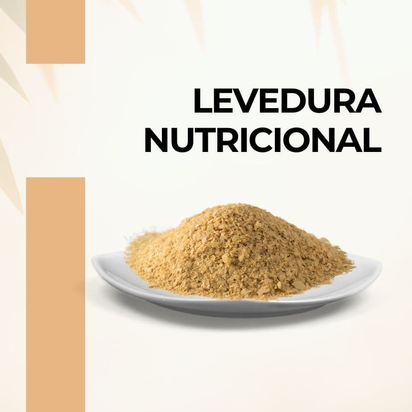 Levedura Nutricional em Flocos | Nutricional Yeast Fonte de Proteínas e Vitaminas | Vegana | 100g