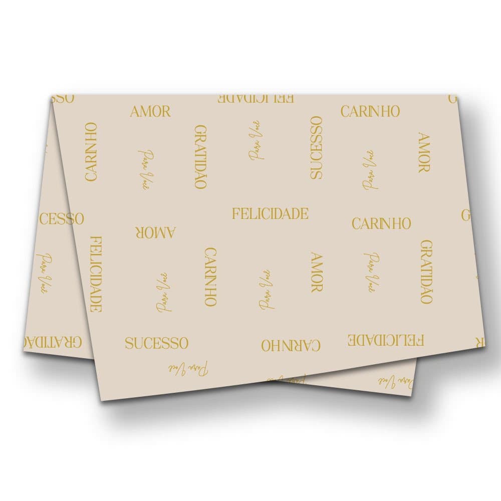 Poli Sujinho Estampa Essência Nude para Decoração 49,0x69,0cm, Xingó - 10/20/50 folhas.