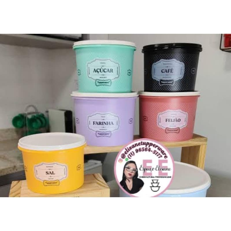 Caixas de mantimentos Essence Tupperware