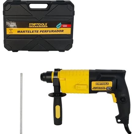 Martelete Perfurador Eletrico 600W 127V Furadeira Impacto Uso Profissional Residencial