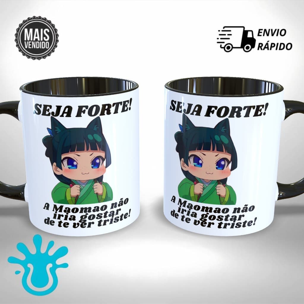 Caneca Personalizada Meme Seja Forte Maomao Apotecária - Presente Criativo