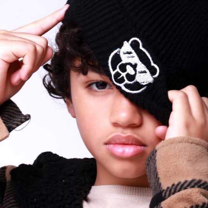 GORRO INFANTIL DROP TOUCA DE LÃ CANELADA ENCORPADA MODA INFANTIL