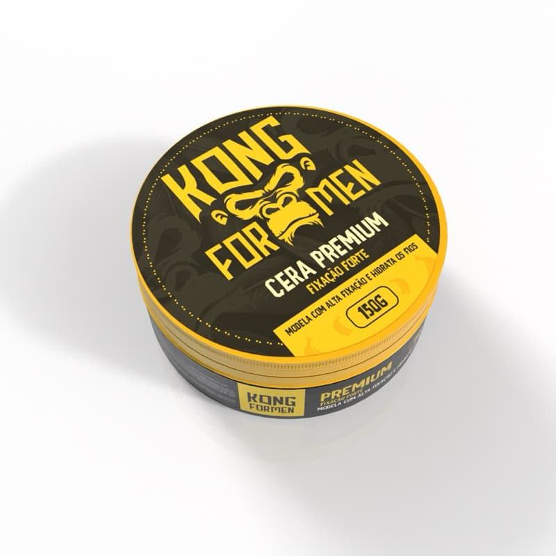 Pomada Cera modeladora incolor premium - Kong for Men, pasta, pomada