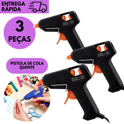 Kits 3/2 ou 1 Pistola Pistola de Cola Quente Pequena  – Artesanato, Papelaria e DIY