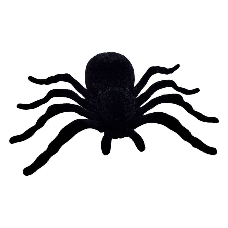 Kit C/ 4 Aranhas Tarantulas Veludo Decoração De Halloween