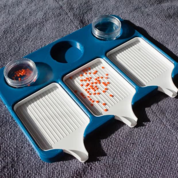 Organizador de Bandejas para Pintura Diamante - Pintura e Artesanato 3D
