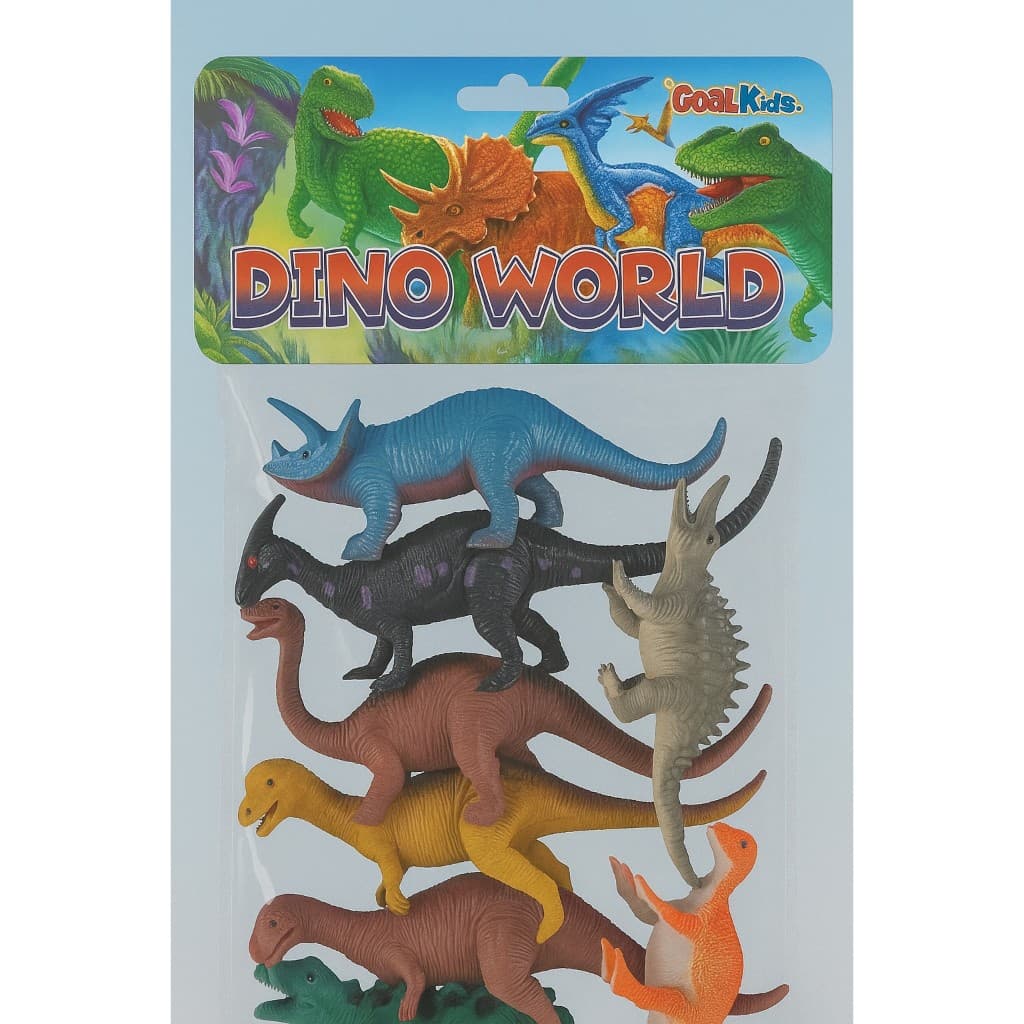 kit dinossauro com 8 unidades pequenos brinquedo divertido borracha