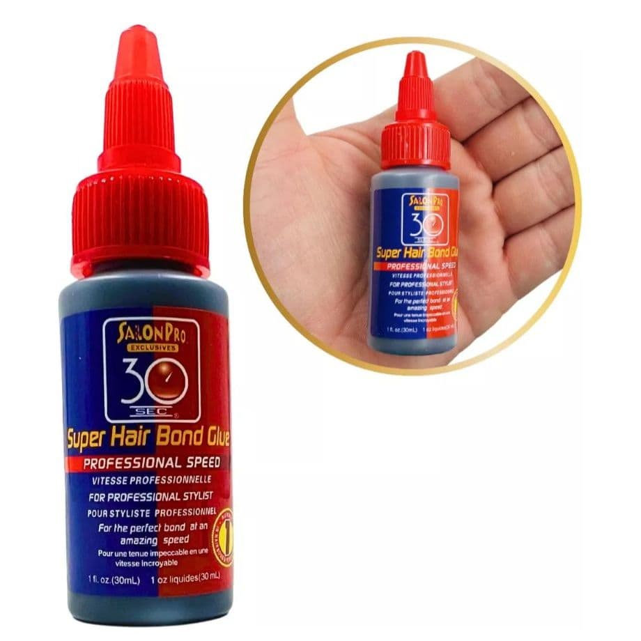 Super Cola Salon Pro 30 Second Hair Bonding Glue 30 Ml Cor Preto