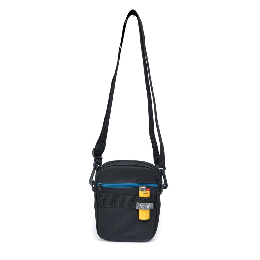 Bolsa Lateral shoulder Bag Masculina Black com Alça transversal e Regulagem Ajustável