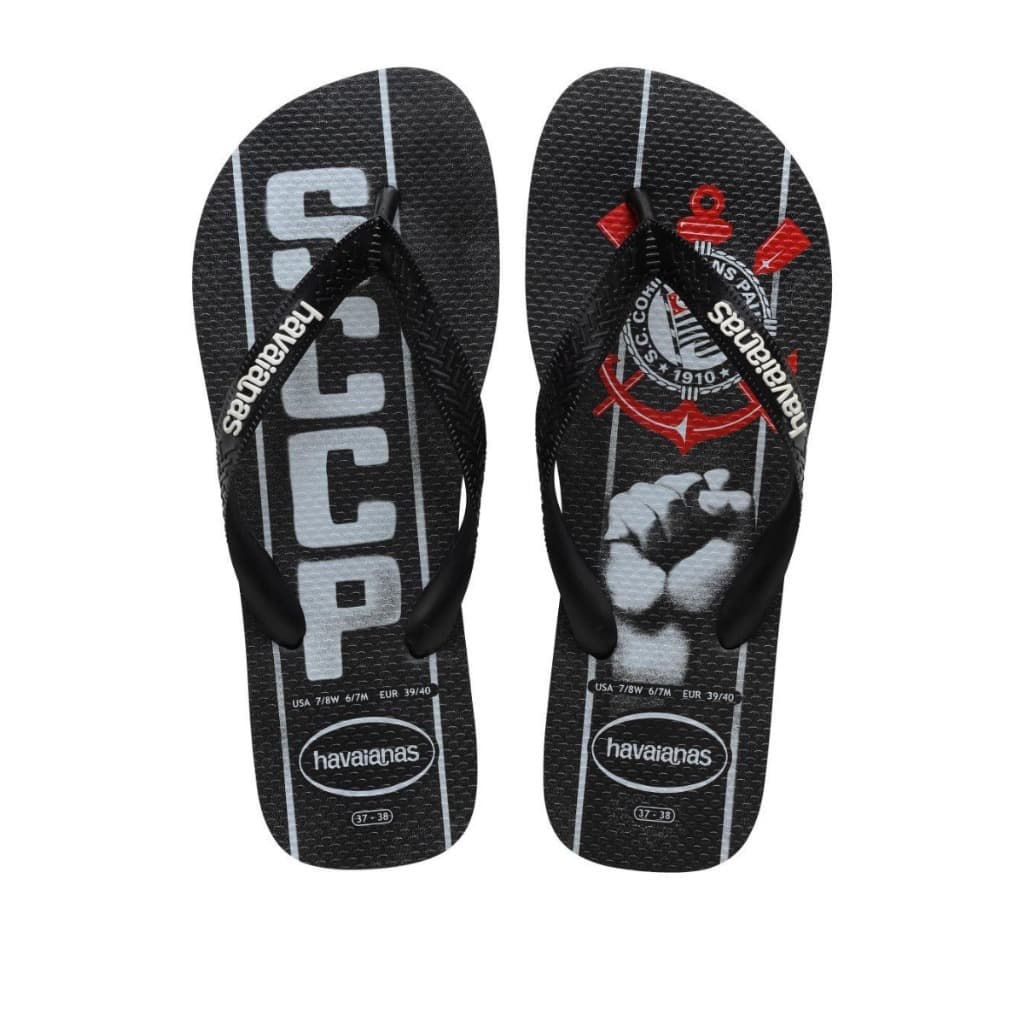 CHINELO HAVAIANAS CORINTHIANS ORIGINAL OFICIAL SUPER PROMOÇÃO