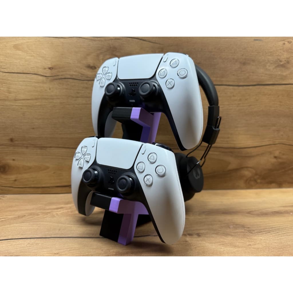 Suporte para controle e fone de ouvido