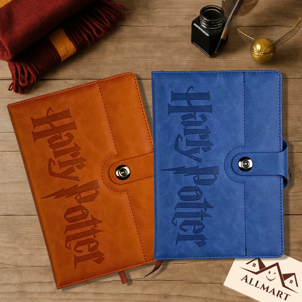 Caderno Harry Potter | Diário Vintage Geek | Sketchbook e Papelaria Kawaii