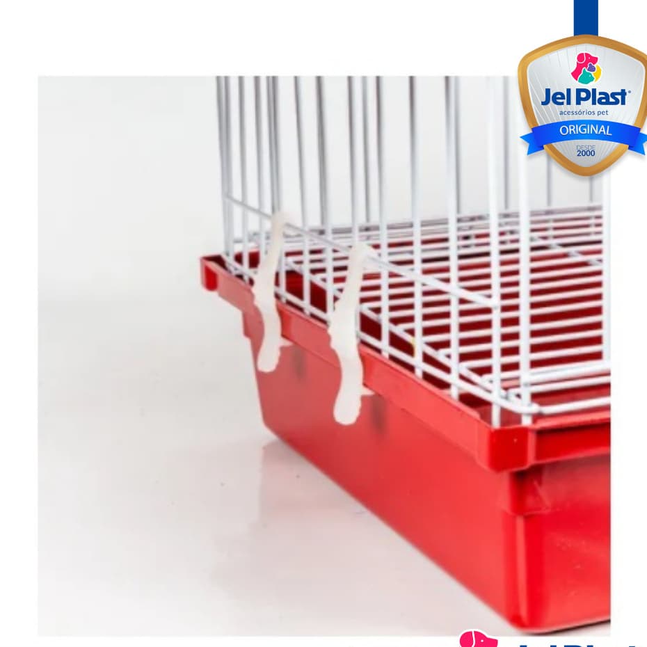Kit 12 Presilhas Para Prender Fixar Gaiolas Viveiros Calopsita Hamster Jel Plast