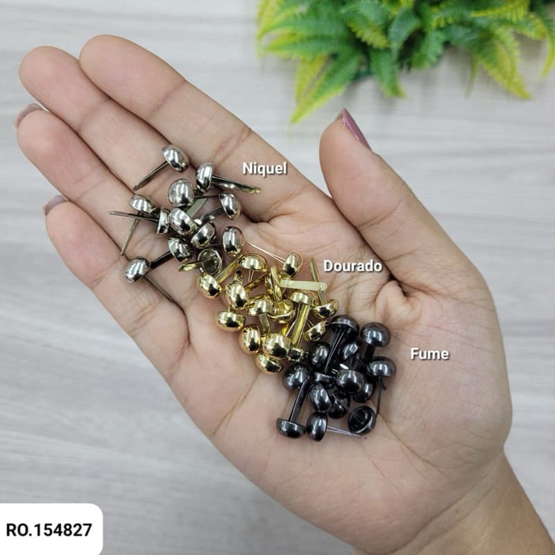 pezinho bailarina pra bolsa 10mm 10 ou 20 unidades
