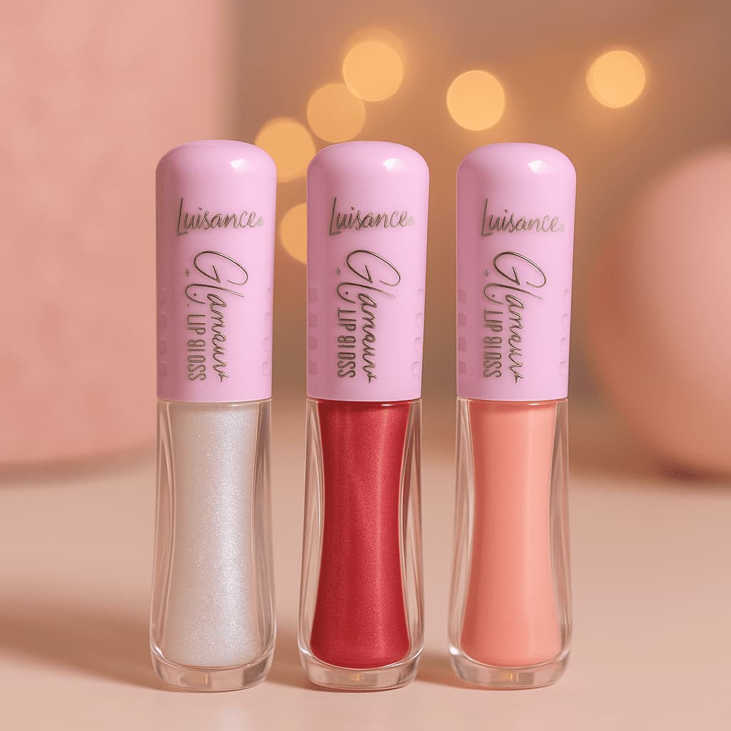 Gloss Labial Luisance Glymmer ✨ Brilho Intenso | Cores Vivas | Hidratante e Longa Duração