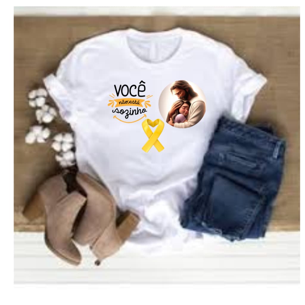 Camiseta Setembro Amarelo Valorização da Vida