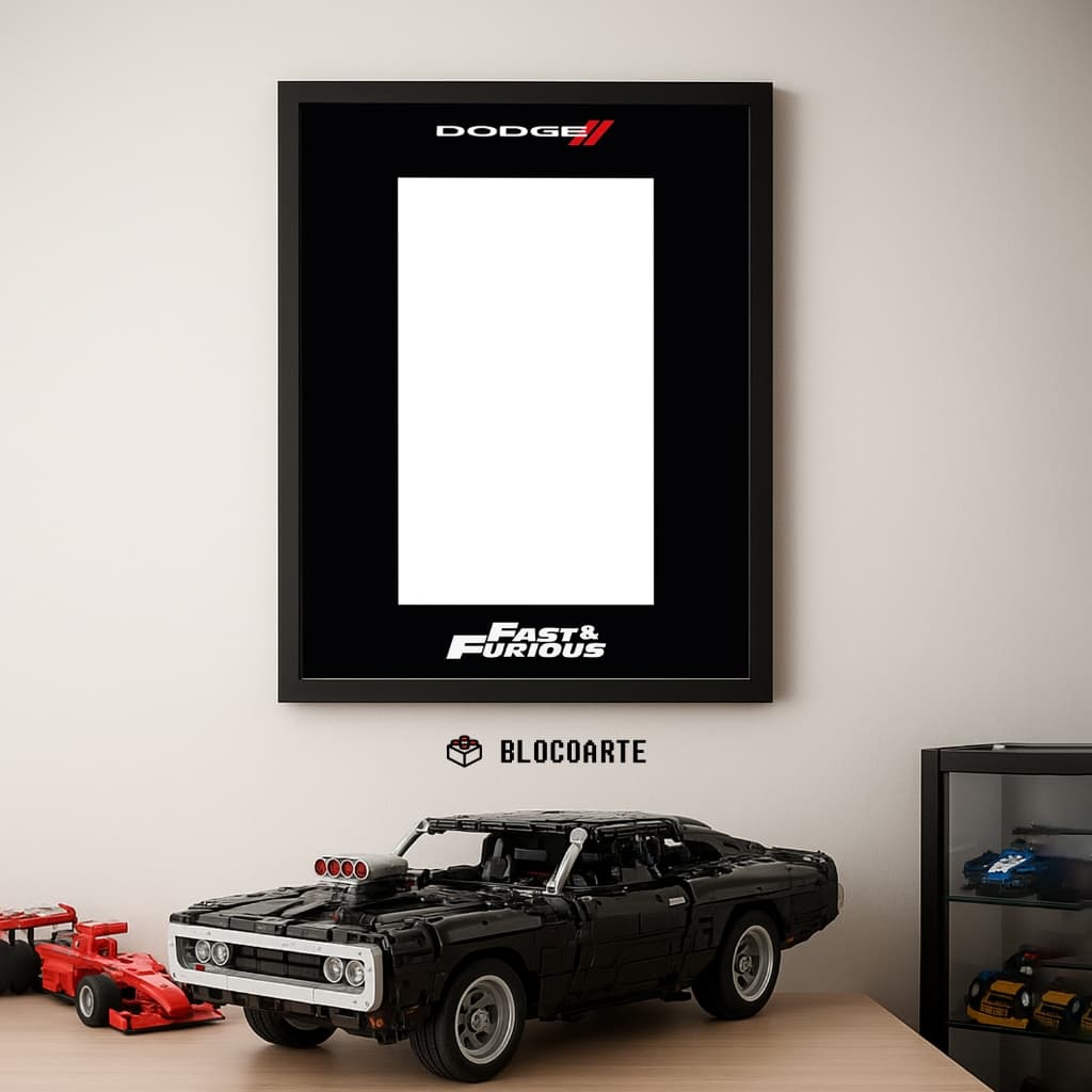 Pôster Expositor Dodge Charger Toretto LEGO Technic 42111 Fosco – 50x70cm