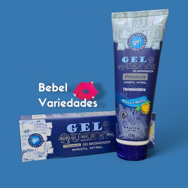 Gel Massageador Gelo Quente Premium com Arnica e Mentol 135g – Alívio de Dores Musculares e Relaxamento
