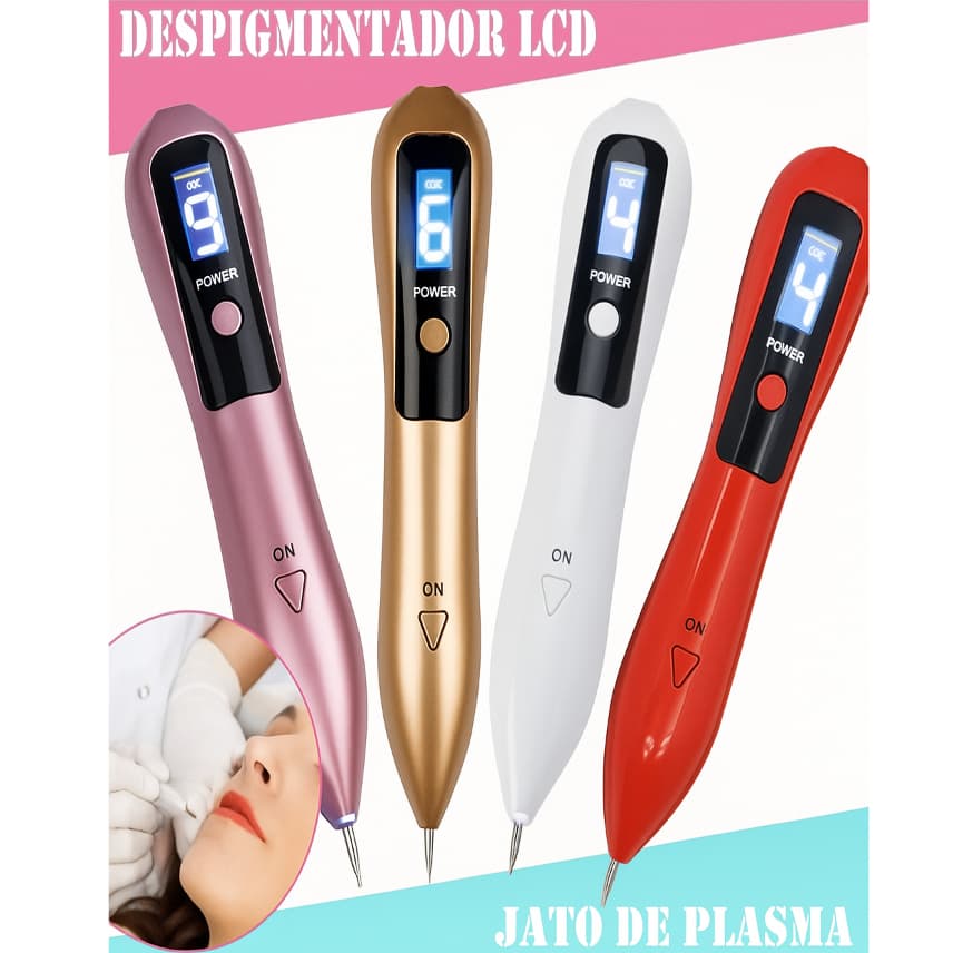 Jato de Plasma Caneta Despgmentadora + 30 Ponteiras
