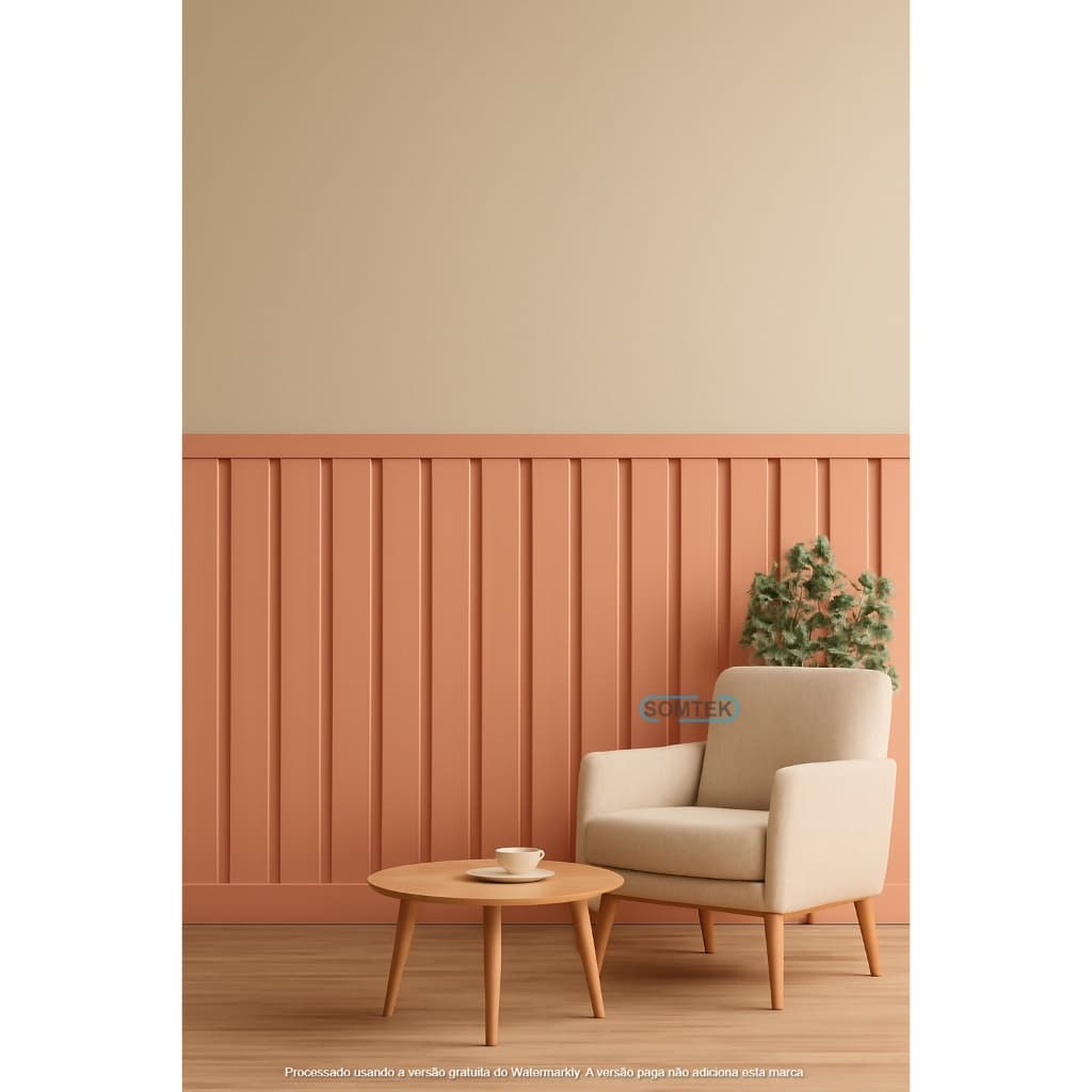 Ripado Chapa RIPA Mdf Cru 3mm Placa largura 5cm shiplap painel Kit 6 a 20 unidades