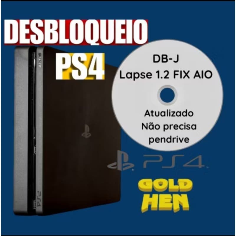 Disco Blu-ray BD-J para PS4 + Desbloqueio atualizado Completo
