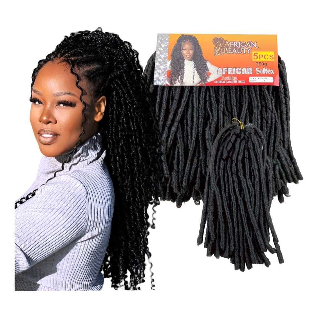 Cabelo Nina Softex Pacotão 360 Gramas Crochet Braid Cor Preto #1