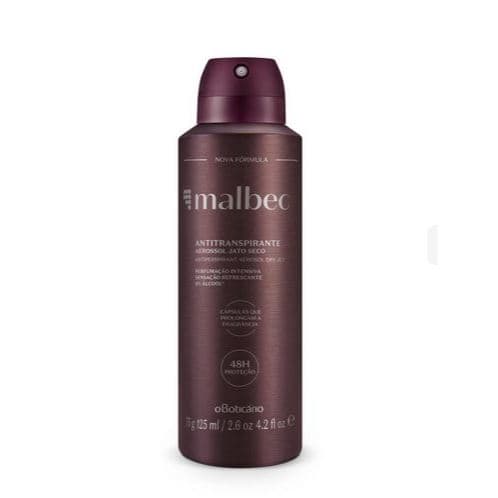 Malbec Desodorante Antitranspirante Aerossol 75g/125ml - 1Un