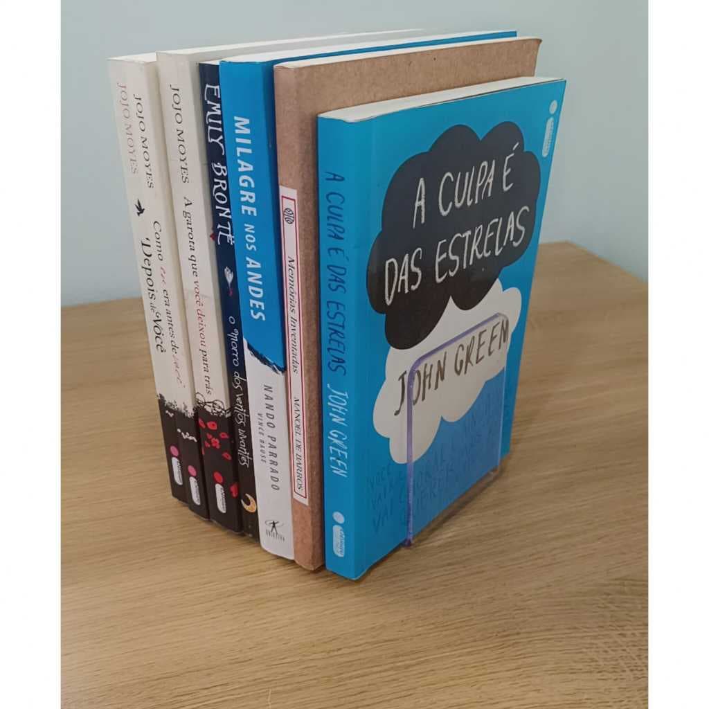 Suporte para livros de acrílico