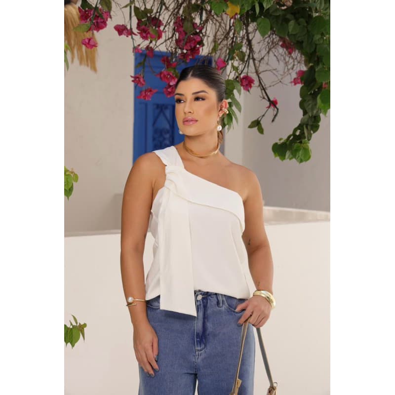 Blusa feminina elegante chique casual manga nula de trabalho dia dia blusa arrumada moda feminina verão blusa formal