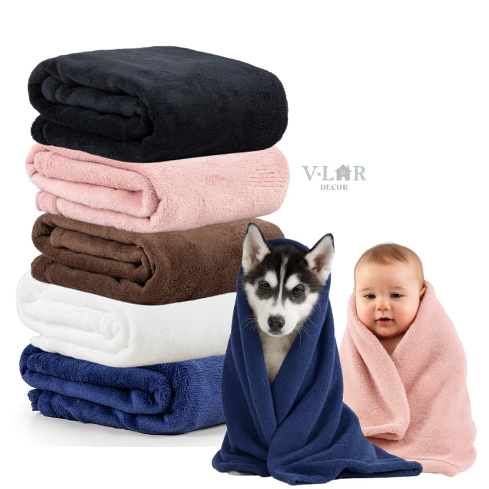 Manta Para Bebê Cobertor Pet Mantinha Pelúcia Felpuda Macia Cachorro Cão Gato Fofinha Infantil Soft