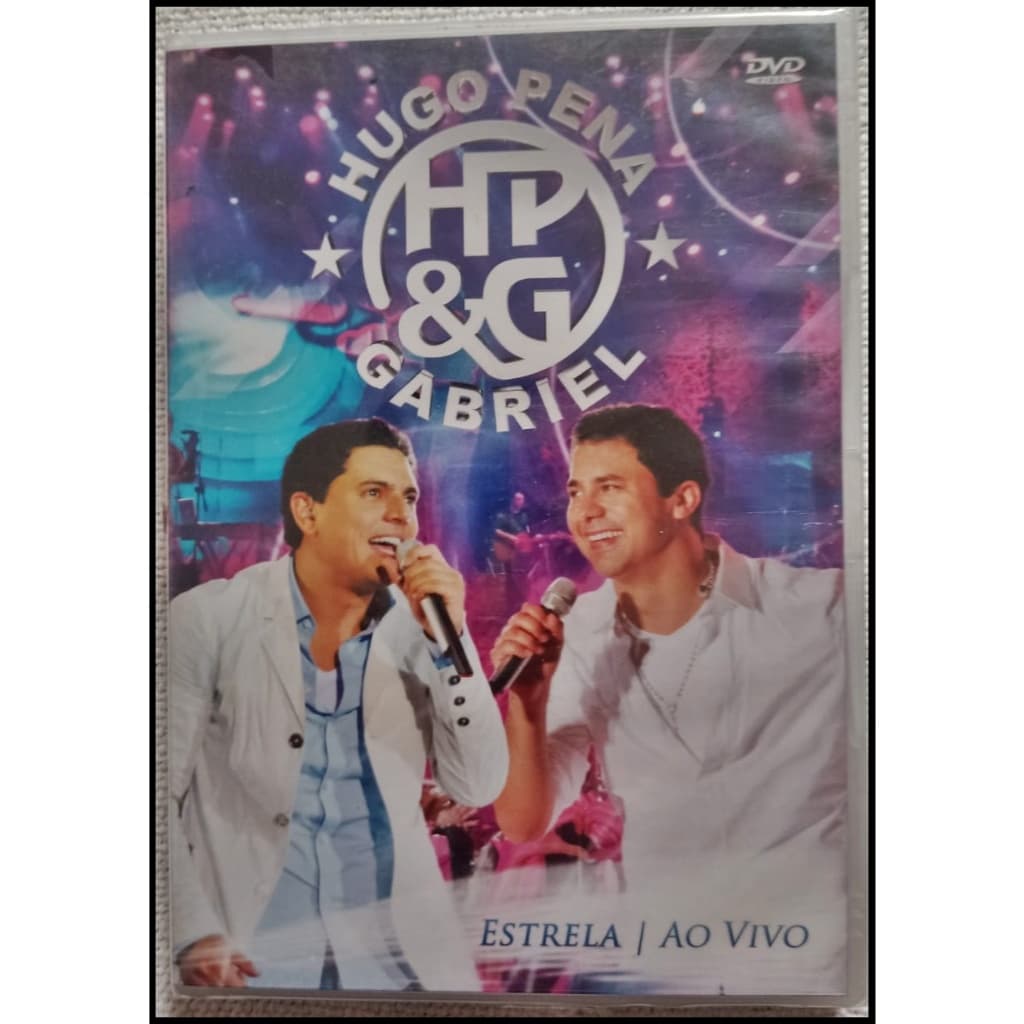 DVD Hugo Pena & Gabriel - Estrela Ao Vivo - Lacrado Original