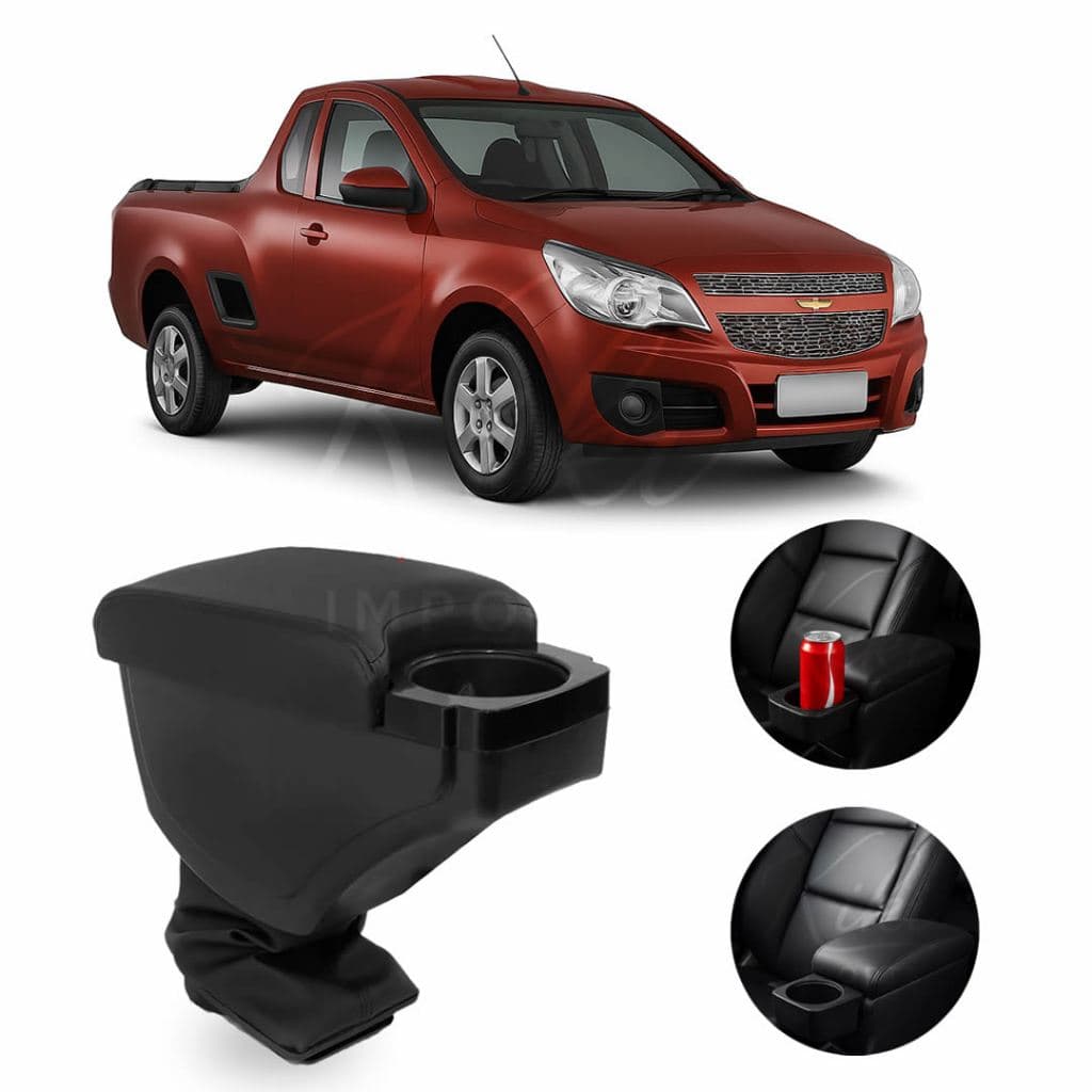 Apoio de Braço Encosto Montana, Corsa Joy e Maxx Console Central C/ Porta Copos e Porta Objetos
