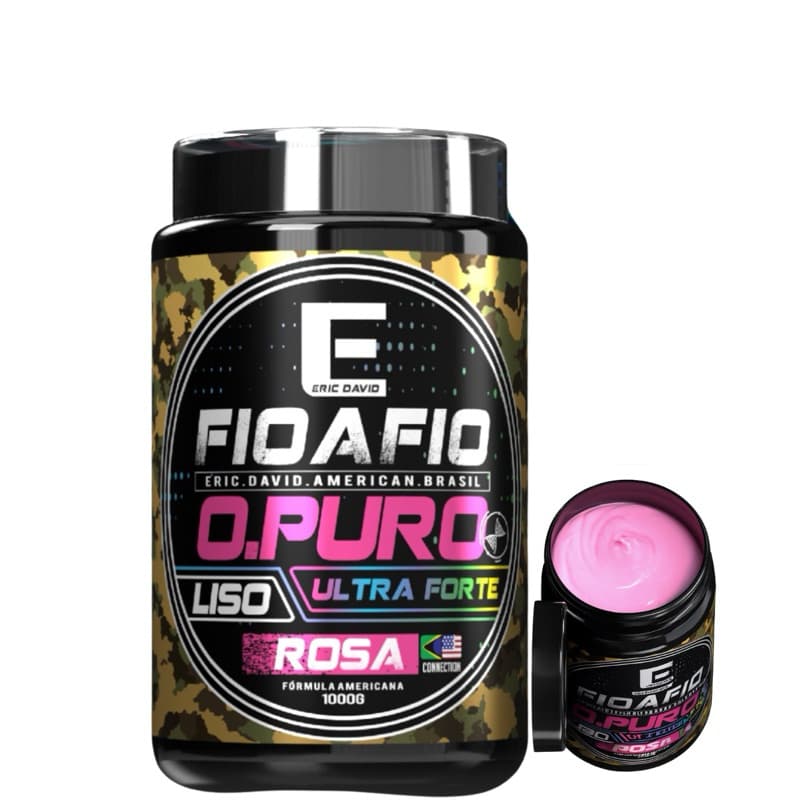 Alisamento Masculino Fio a Fio Liso Definitivo O Puro 1Kg para Homens