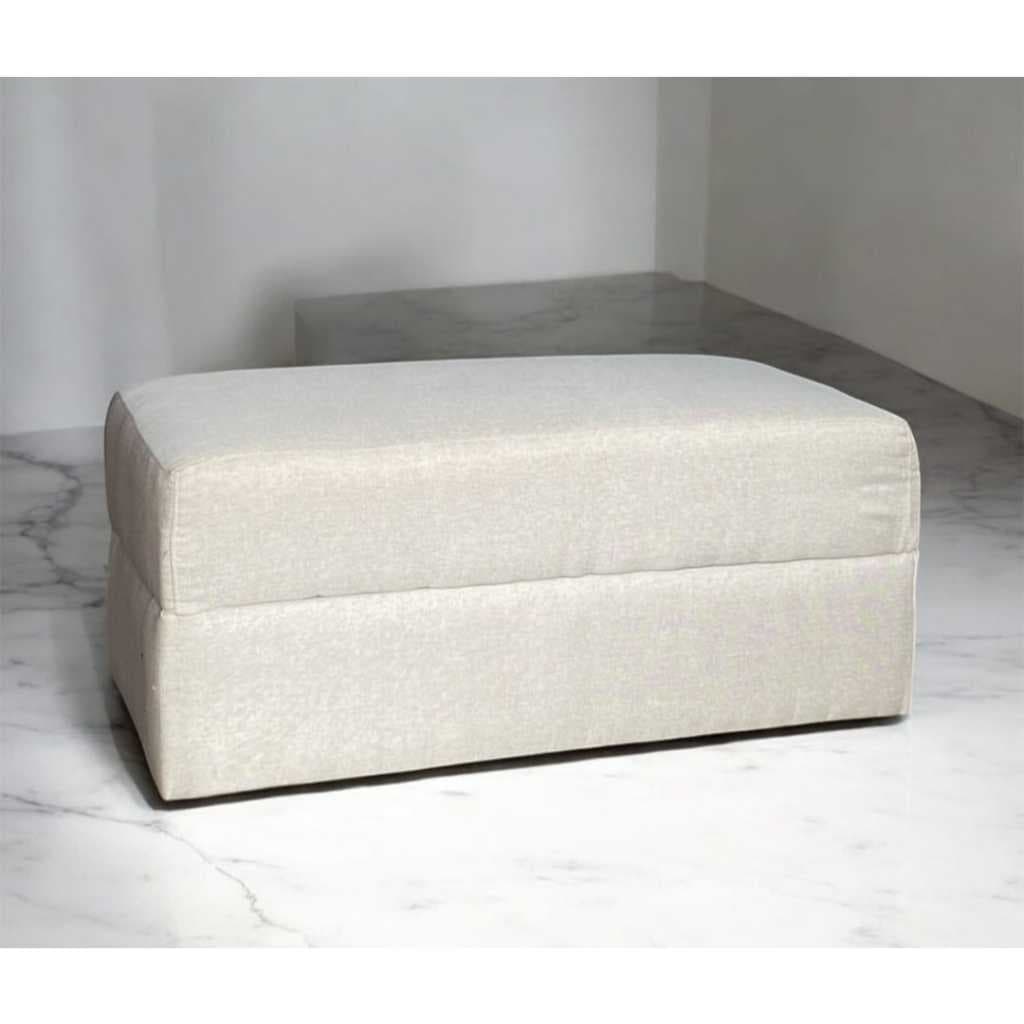 🌟 Puff Eros em Linho Premium – Conforto, Versatilidade e Design Sofisticado 🛋️