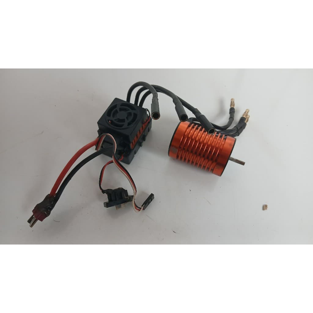 Motor F540 3300KV sem escova com  60A ESC para Wltoys 144001 124019 RC 124018