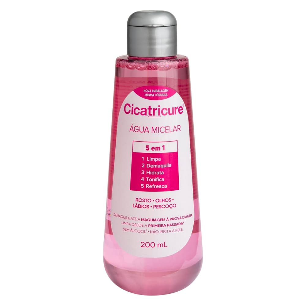 Cicatricure Água Micelar Limpeza Profunda Sem Álcool 200ml