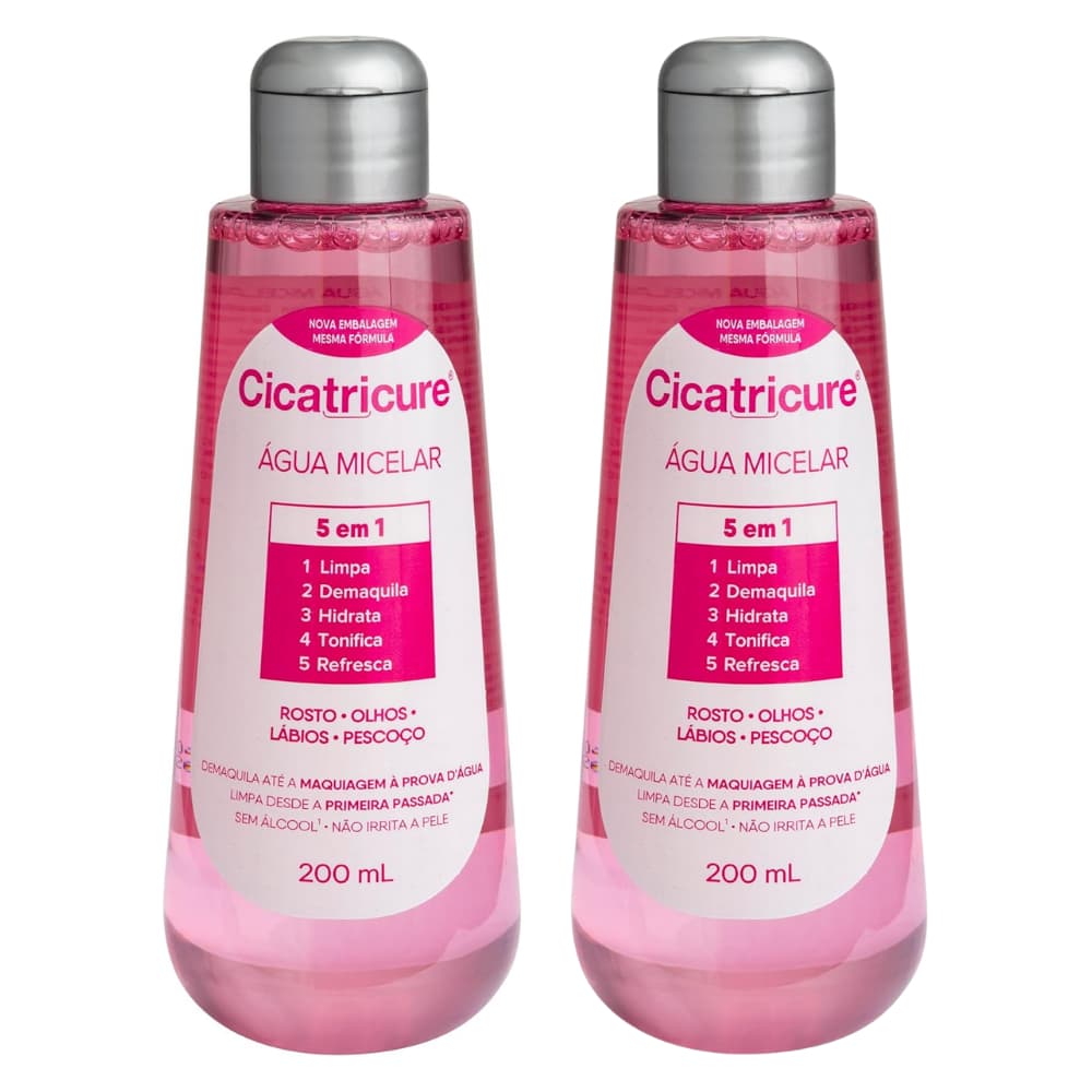 Cicatricure Água Micelar Remove Maquiagem À Prova D Água 200ml