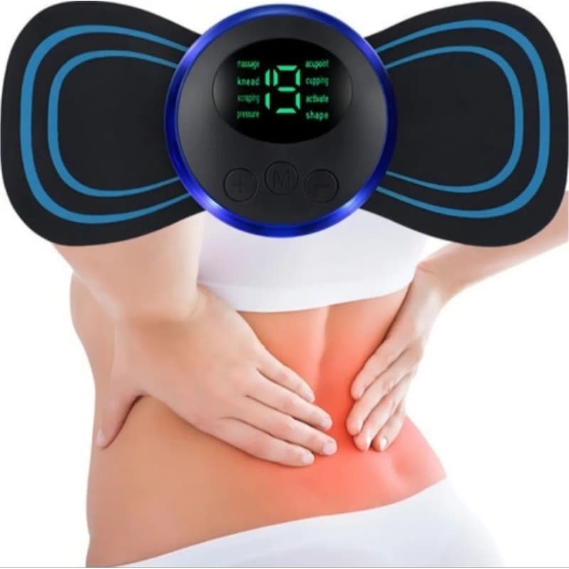 Kit 5 Mini Massageador Portátil Recarregável Pescoço e Coluna