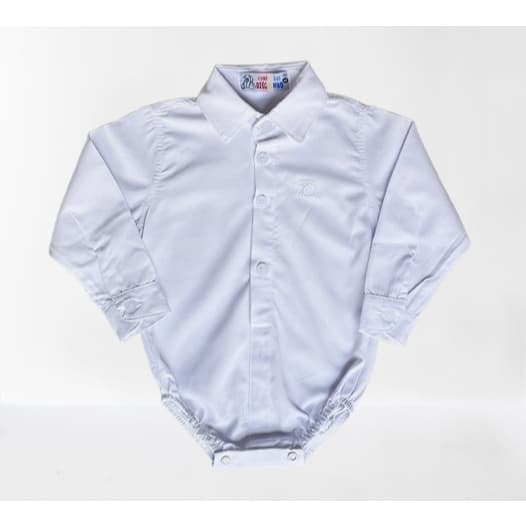 Roupa Para Menino Camisa Social Body Batizado Bebê Menino