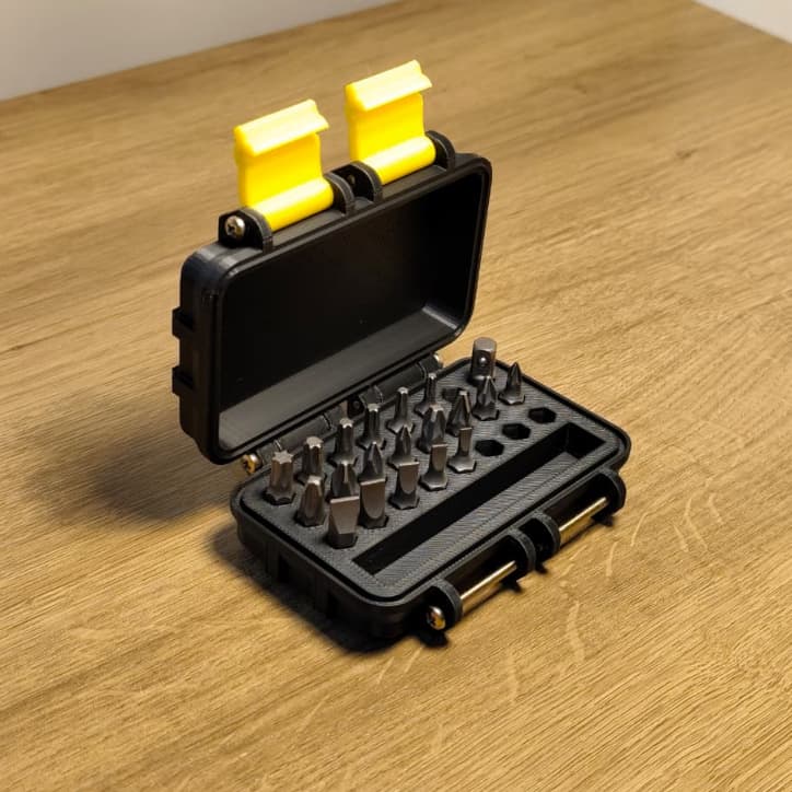 Estojo Organizador de Bits com 24/72 Encaixes + Espaço para Prolongador