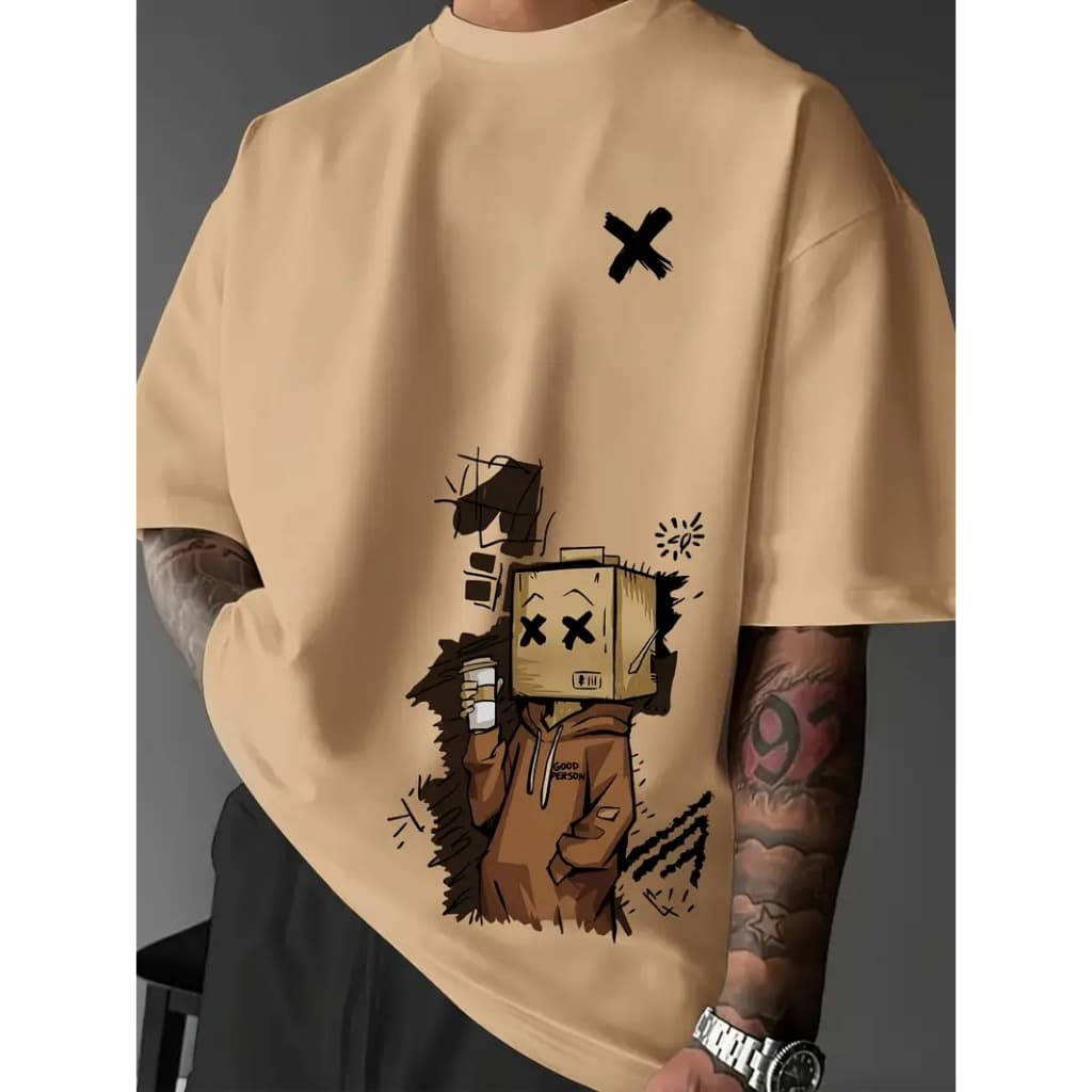 Camiseta Algodão Premium Streetwear Casual Basica Good Person