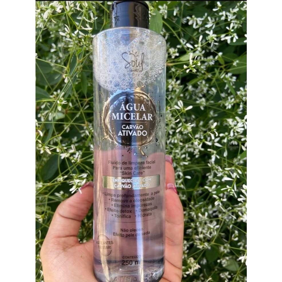 Água Micelar Soul Carvão Ativado 250ml