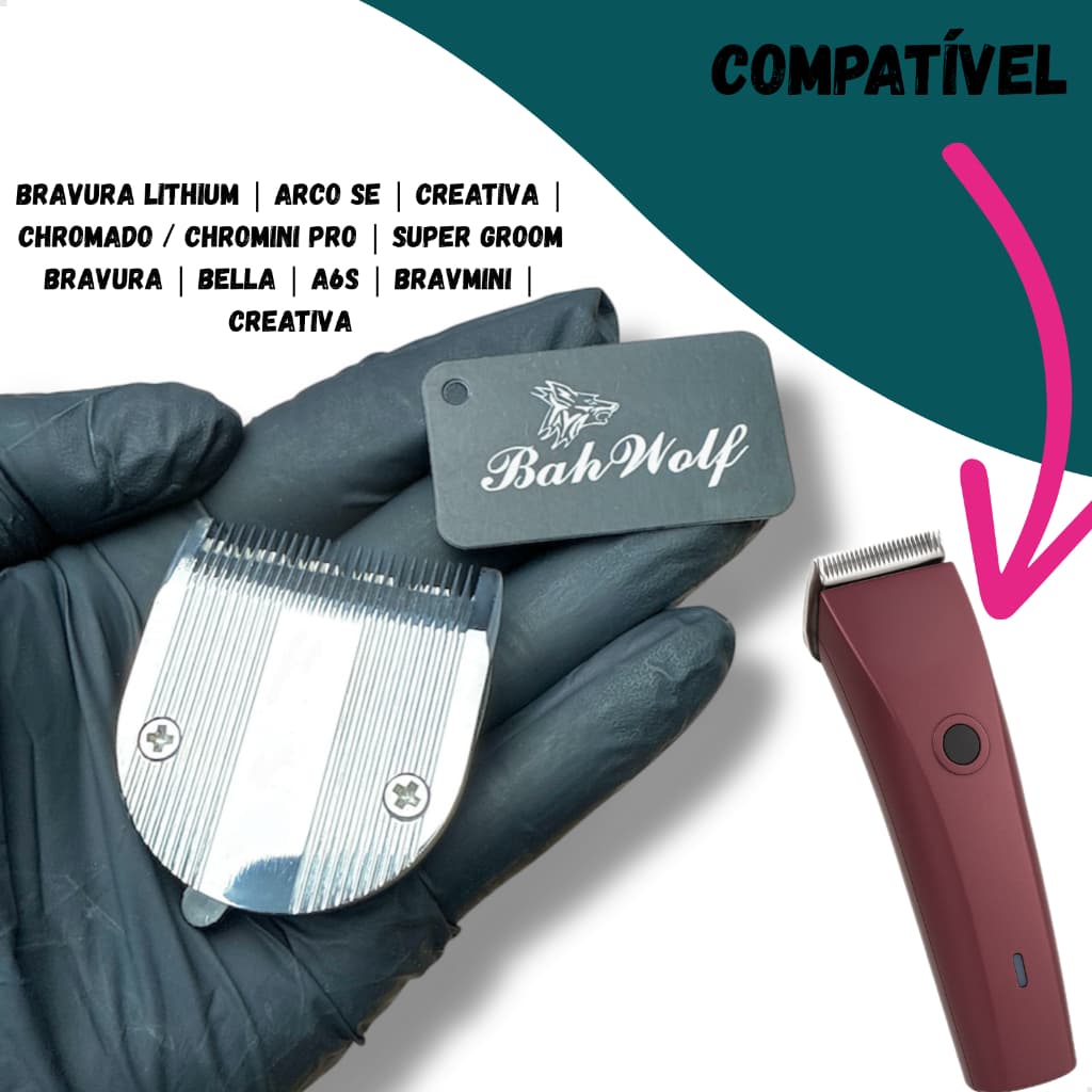 Lâmina Bahwolf 5-em-1 Compatível Bravura Criativa Pro 7
