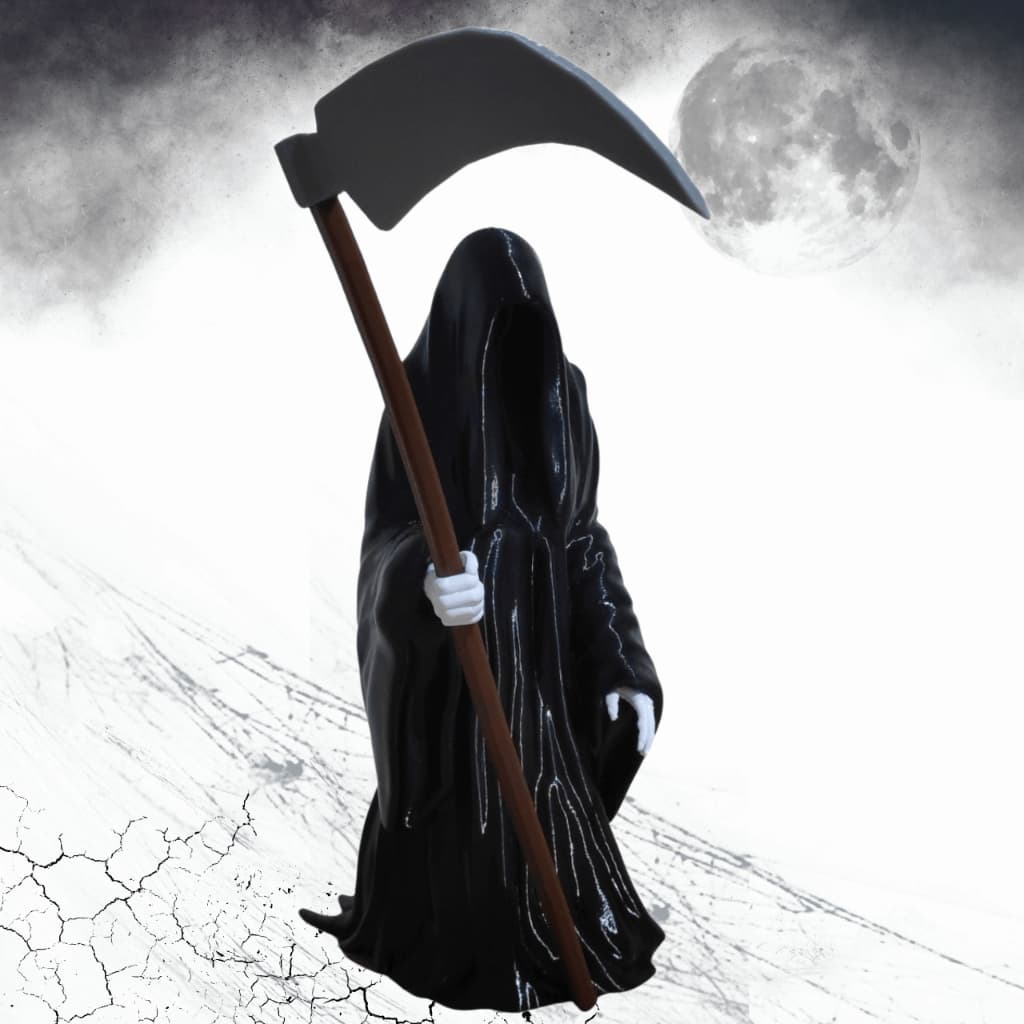Escultura da Morte Ceifador – Decoração de Halloween - Impressão 3D