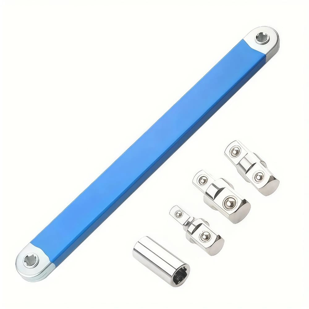Kit De Extensão De Braço De Chave Catraca De Aço Carbono Para Ferramentas De Reparo Automotivo Em Espaços Estreitos